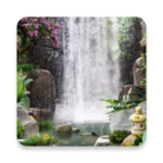 3d waterfall live wallpaper android application logo